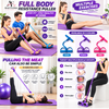 Pedal Resistance Band Tummy Trimmer - (Random Colors)